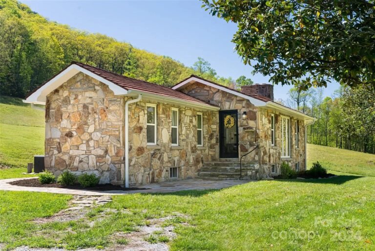 Charming Stone Cottage for Sale in Hendersonville, North Carolina
