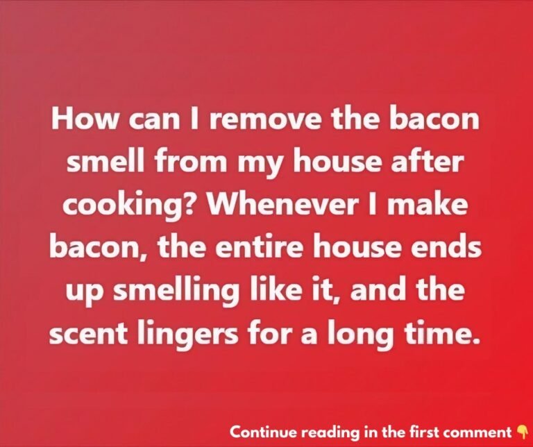 Methods to Remove Bacon Smell from Your Home