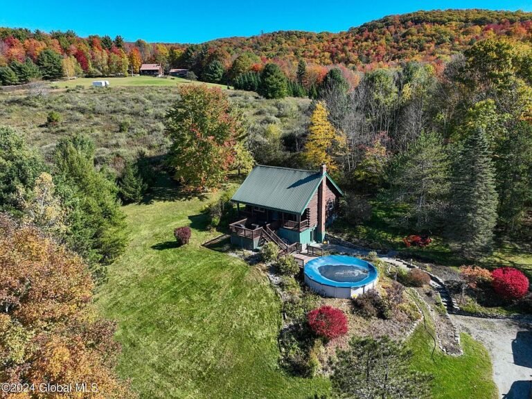 Mountain Retreat with Stunning Views: Secluded Log Cabin $375,000