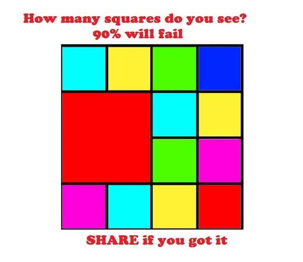 How many squares are there?