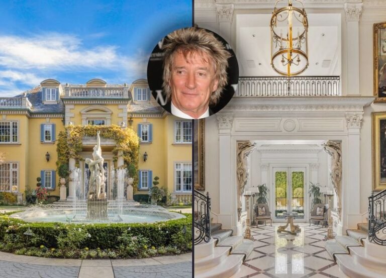 Inside Rod Stewart’s $74 Million Beverly Park Manor: A Ritzy Estate with Its Own Soccer Field