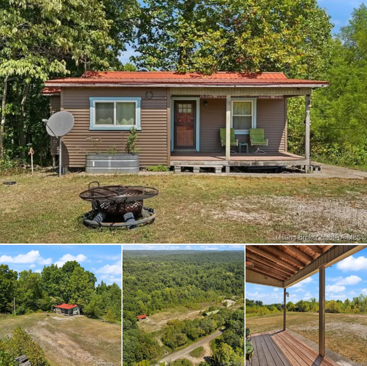 “Charming 1-Bedroom Tiny Home on 17 Acres for Sale in English, Indiana”