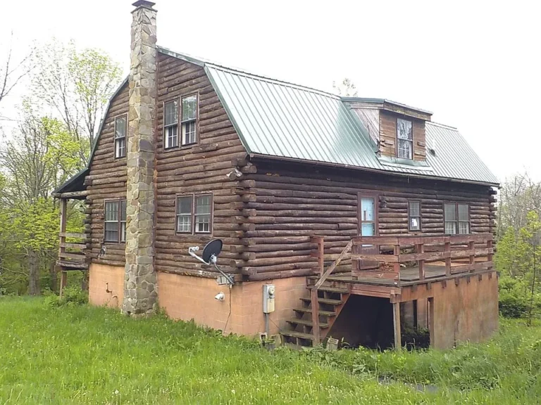 Private Log Cabin Retreat on 14+ Acres in the Town of Conesus $130,000