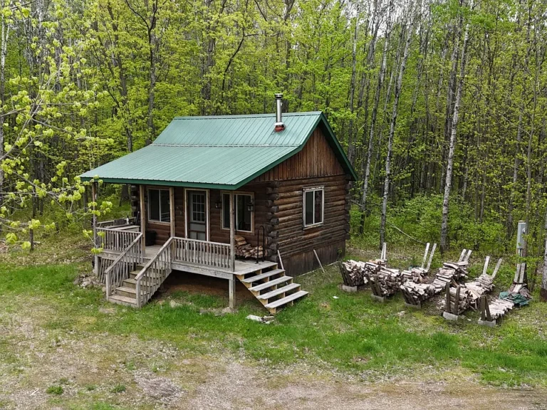Rustic Log Cabin Retreat on 20 Acres – Pine County, MN $154,900