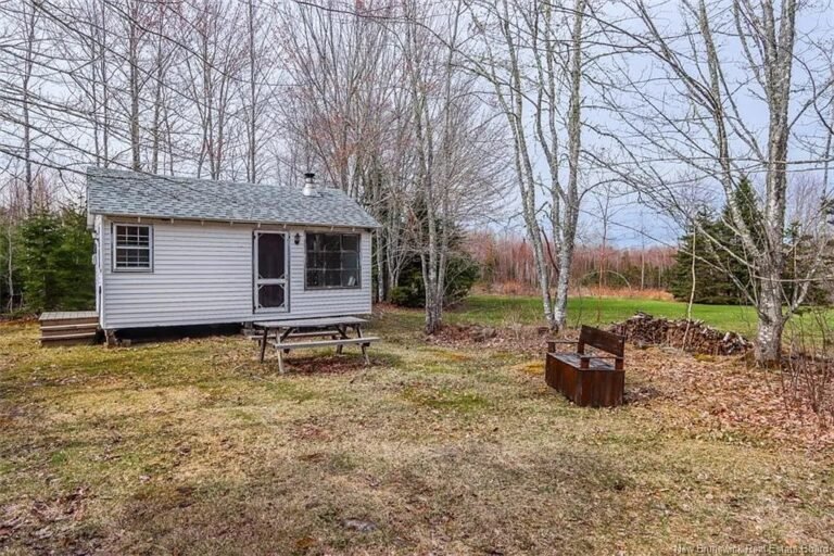 Off-Grid 1-Bedroom Camp on 90 Acres in Saint Mary, New Brunswick