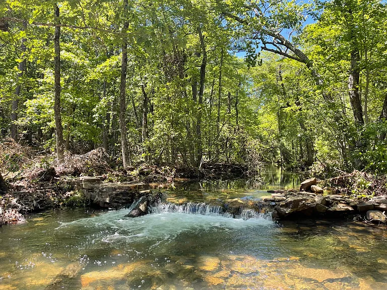 Clear Creek Mountain Paradise consists of 40 acres with a cabin and clear creek running through, $159,000