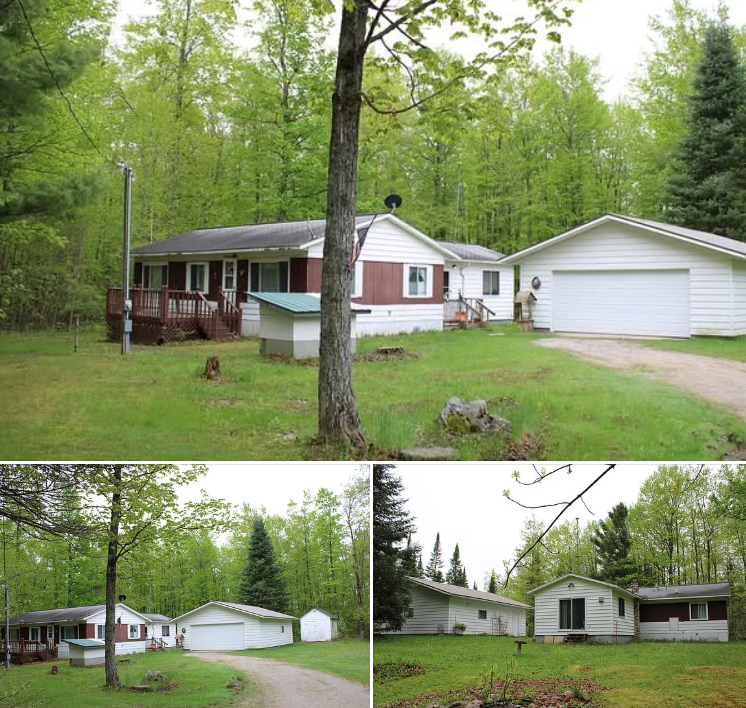 “Peaceful 10-Acre Retreat with Cozy 2-Bedroom Home & Detached Garage for $135,000”