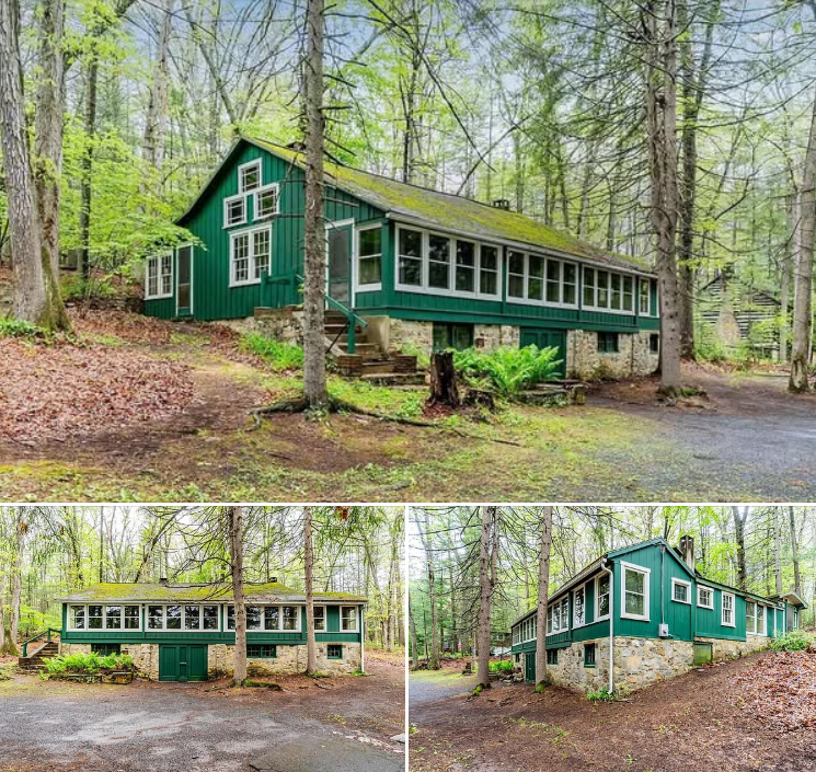 Fixer-Upper Cabin Across from Caledonia Golf Course – Endless Potential! 2 Bed | 1 Bath | Vaulted Ceiling | Stone Hearth | Prime Location $47,500