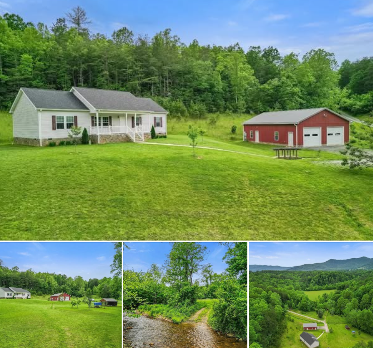 3-Bedroom Home on 50 Acres in Cana, Virginia