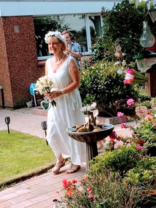 “Something wonderful happened recently. My wonderful husband of 12 years, Bill, told me that he wanted to marry me.