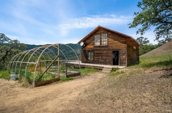 60 Acres with A Cabin and Spring in Ukiah, California