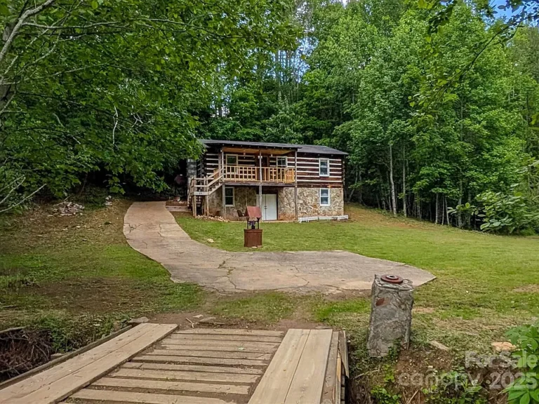 Escape to the Mountains – True Log Cabin on 2+ Acres with Creek Frontage! $275,000