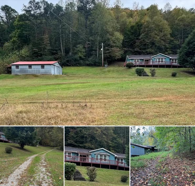 63-Acre Property with 4-Bedroom House in Williamson, West Virginia