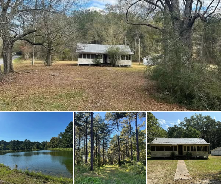 “21.58-Acre Property with Ponds and More in Osyka, Mississippi”