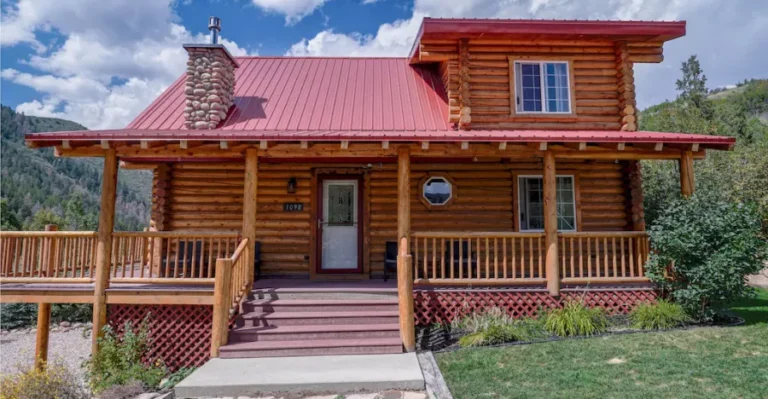Step Inside a Stunning Renovated Log Cabin on 9 Acres