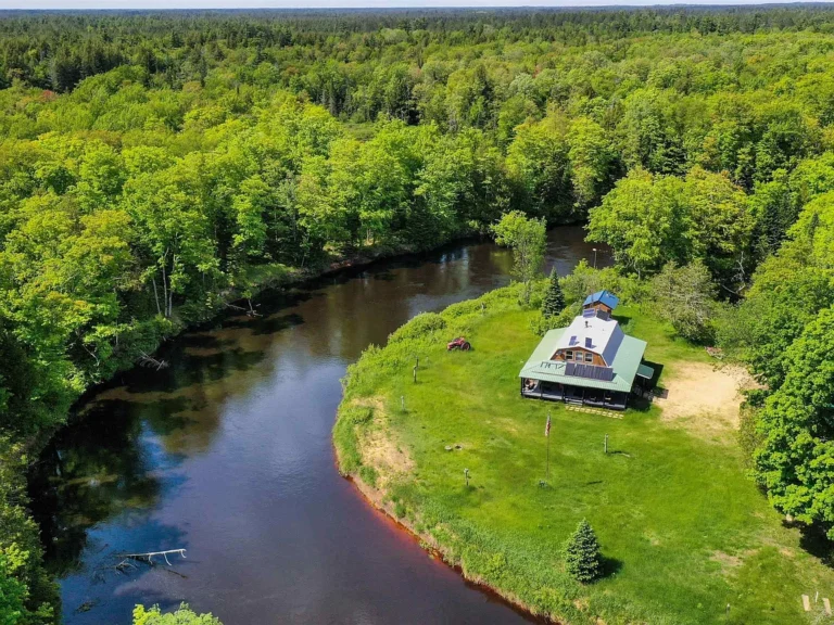 104-Acre Off-Grid Homestead on the Manistique River – Upper Peninsula, Michigan
