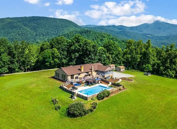 “Blue Ridge Bliss: Private Mountain Estate on 69 Acres with Pool, Views & Cabin”