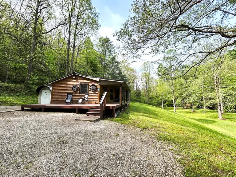 Off-Grid Cabin Retreat on 3+ Acres Along Raccoon Creek  $189,900