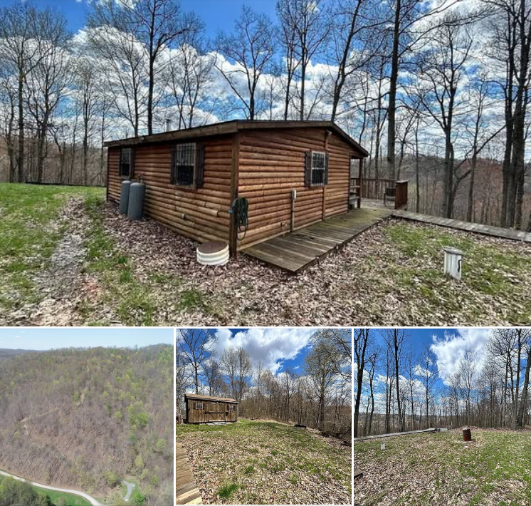 Peaceful Hilltop Cabin Retreat on 32 Scenic Acres – Auction Opportunity!