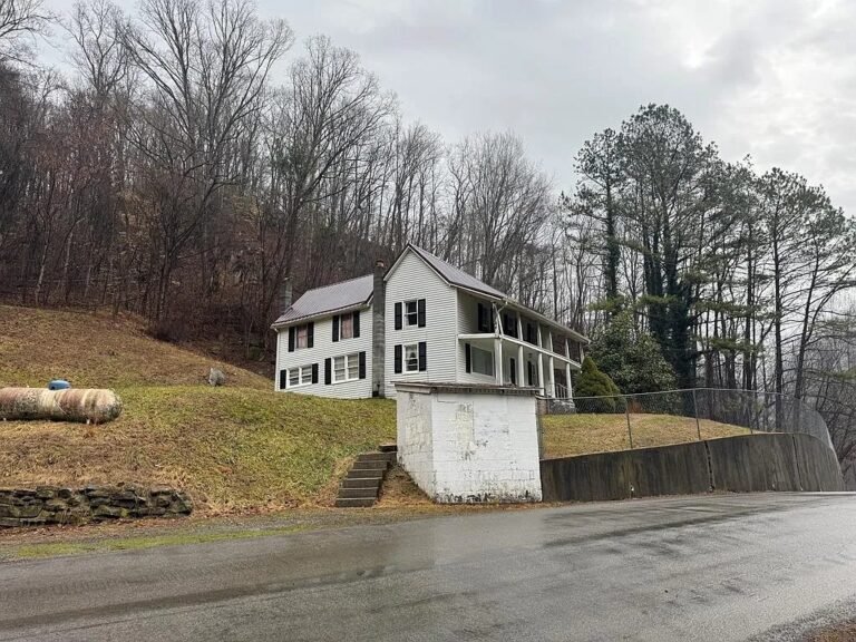 23 Wooded Acres with Old House in Creek, Virginia