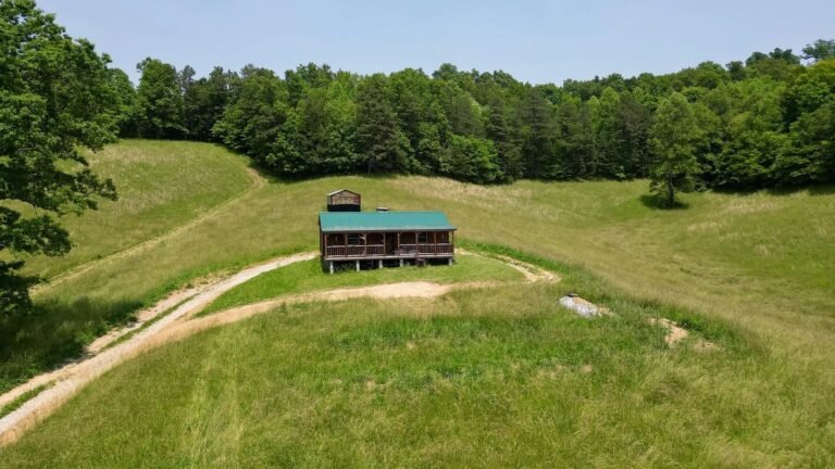 Quiet Acreage with an Unfinished Cabin in Tyner, Kentucky