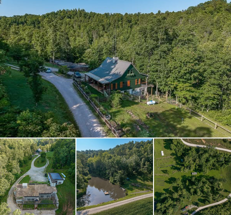 “3-Bedroom Lodge with Guest House on 150 Scenic Acres in Louisa, KY”