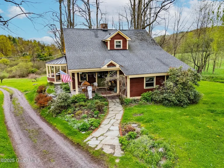Historic 1826 Farmhouse on 29.8 Acres with Ponds, Meadows & Barns – A Tranquil Country Retreat