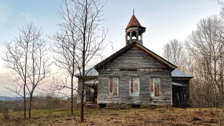Old School House on the backroads of North Carolina
