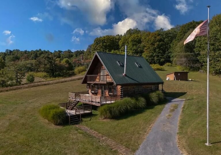 Log Cabin on 1.91 Acres in Meadow Bridge, West Virginia