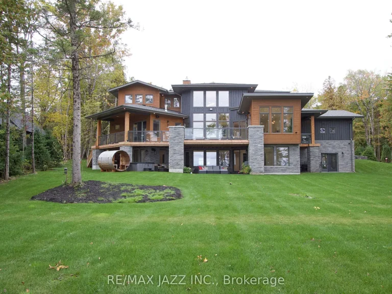 Architecturally Designed Lakefront Estate on Balsam Lake