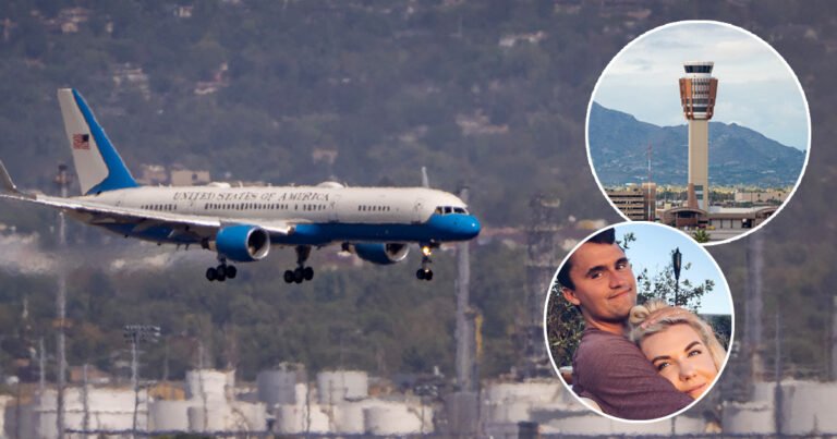 Phoenix Air Traffic Control sent heartbreaking message to Charlie Kirk as he landed in Arizona on Air Force Two