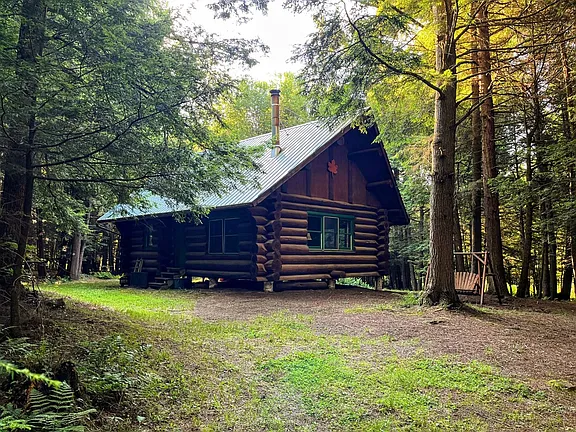 13-Acre Off-Grid Retreat with Custom Log Cabin