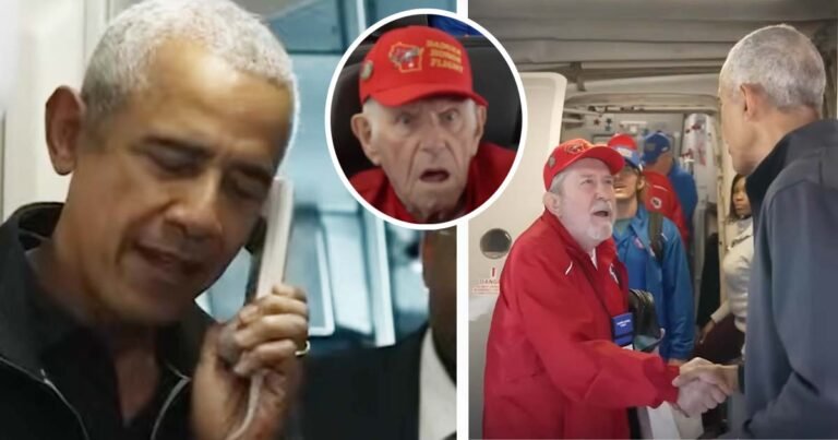 Former President Obama surprises veterans on flight to DC with special Veterans Day salute