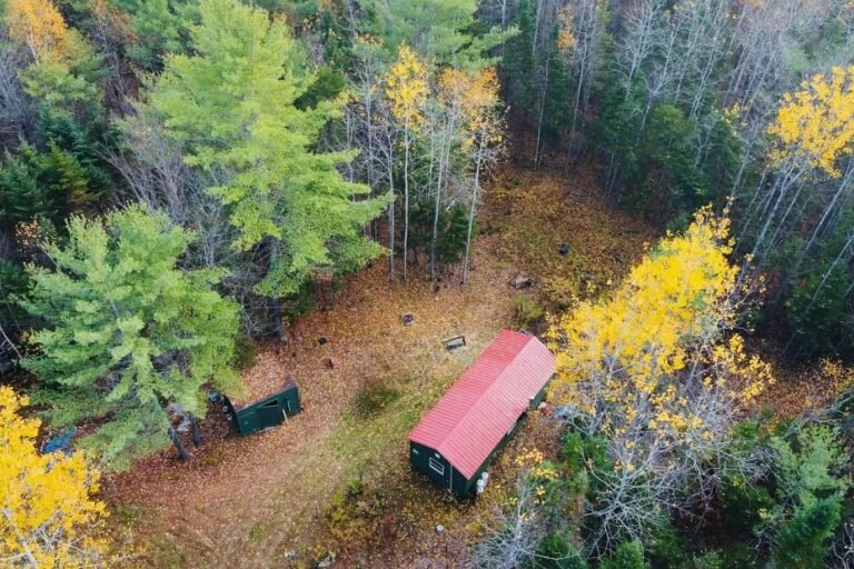 Off-Grid Camp with 77 Acres in Greenbush, Maine