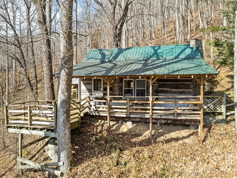 Escape to Your Own Smoky Mountain Hideaway – Turn-Key Log Cabin with Creek Sounds & No Restrictions $194,500