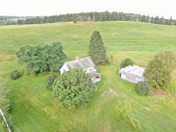 95 Acres of Farmland with Border Views in Van Buren, Maine