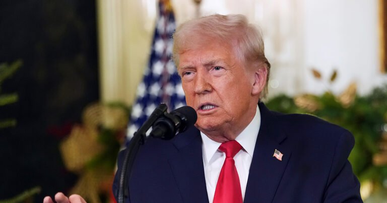 Donald Trump promises Christmas cash gift to millions of Americans in rambling speech that vows to ‘fix Biden’s mess’