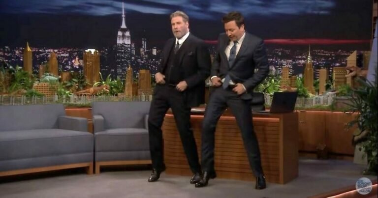 John Travolta performs iconic moves we all from ‘Grease’
