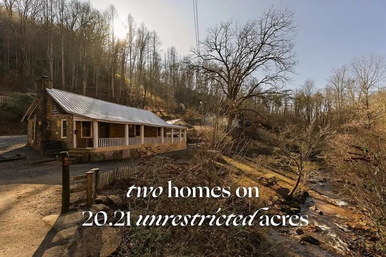 Two Homes with 20 Acres in Cullowhee, North Carolina