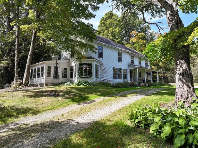 Historic Vermont Post & Beam Homestead on 33 Acres with Ponds, Barn & Endless Possibilities
