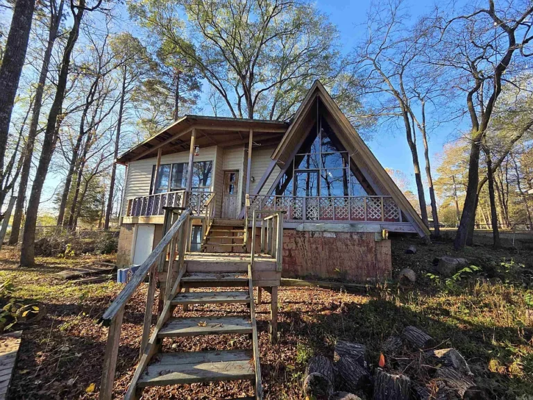 Lakefront A-Frame Retreat with Endless Potential on Harris Brake Lake 4